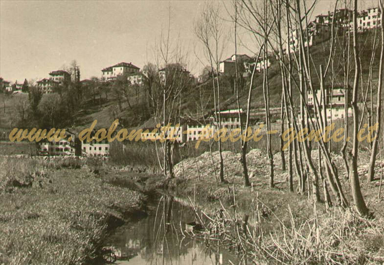 Belluno Lambioi prima della circonvalazione e prima forse del Vajont