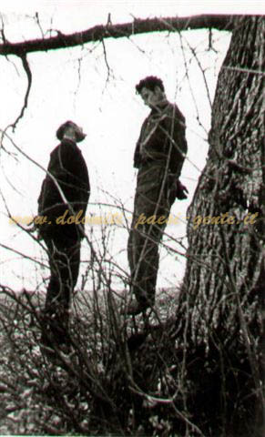 10 marzo 1945 partigiani impiccati nel Bosco delle castagne