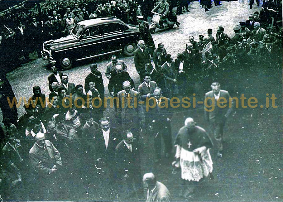 Inaugurazione Caserma  vigili del fuoco Pieve di Cadore 11 sett 1955